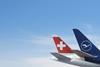 Lufthansa Cargo and Swiss WorldCargo aircraft tails