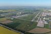 Leipzig Halle Airport aerial view 2018