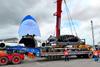 Drill shaft being loaded onto AN-124