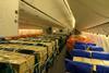 Emirates SkyCargo cargo in cabin