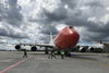 New Cargolux B747-400F aircraft at Luxembourg April 2019