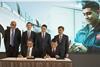 The MoU was signed by (front, left to right): Mr Yacoob Piperdi, Executive Vice President, Gateway Services, SATS and Mr Ong Kim Pong, Regional CEO Southeast Asia, PSA International, and witnessed by:  (back, left to right): Mr Satvinder Singh, ACEO,...