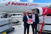 Thomas Sonntag, Jettainer, and Juan Cruz Correa, Avianca Cargo Source Jettainer