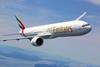 Emirates B777-300ER. Photo: Emirates media library 21/04/2024