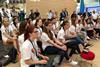 Students at the think-a-thon 2019
