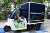 electric vehicle for air cargo Photo Kuehne and Nagal