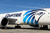 egyptair inaugural aircraft