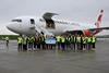 Air Canada Cargo's first freighter flight to Basel. Photo: Air Canada Cargo