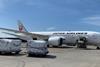 Japan Airlines cargo loading. Source JRPR