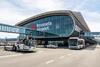 Brussels Airport, pushback and bus