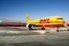 DHL B767-300 on the ground