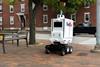 FedEx Sameday Bot making a delivery