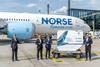 NORSE Atlantic Airways Jettianer fliegt erstmals vom BER nach New York Cit