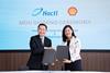 Wilson Kwong, Hactl (L) and Anne Yu, Shell