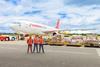 Avianca Cargo freighter with biodegradable plastic pallets Photo Avianca Cargo