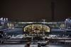 Oslo Airport at night, credit Avinor