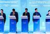 Li Zhenliang, CEO of Air Central China (third from left) and Pete Chareonwongsak, CEO of Teleport during the signing of the MoU at the Zhengzhou-Kuala Lumpur ‘Air Silk Road’ Forum in Sepang