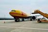 DHL aircraft in Hanoi