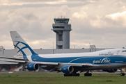 AirBridgeCargo B747 at Liege