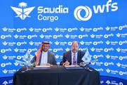 Loay Mashabi, CEO and MD, Saudia Cargo (left) and John Batten, chief executive, Gateway Services, EMEAA, WFS
