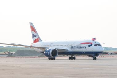 British Airways aircraft in Cincinnati. Photo: IAG Cargo