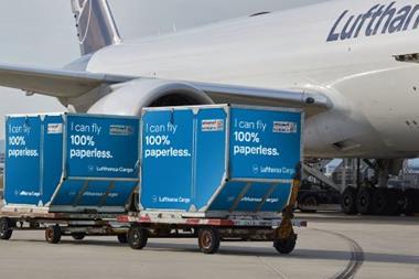 Lufthansa Cargo to go paperless Photo Lufthansa Cargo