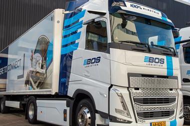 AF KLM Cargo and Bos Logistics partner on electric truck