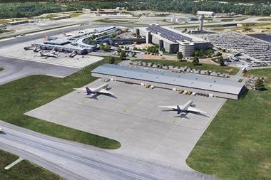 Manchester-Boston airport rendering