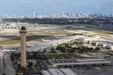 Cargo aerial-FAA tower_Credit Miami-Dade Aviartion Dept
