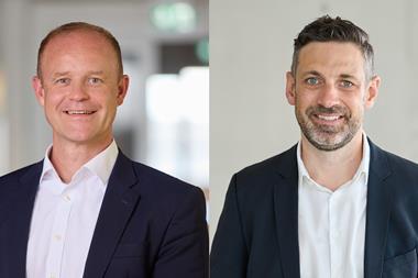 Frank Bauer (L) and Gregor Schleussner, Lufthansa Cargo