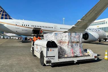 vaccine transportation Photo Brussels Airport