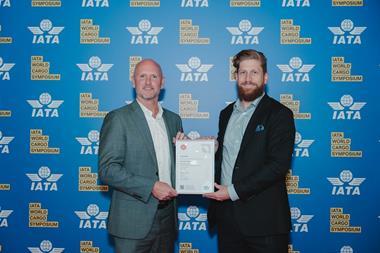 Sebastiaan Scholte(L), Kales and Brendan Sullivan, IATA