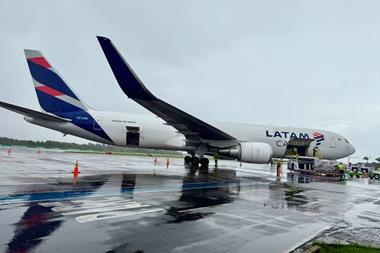 767-300F LATAM flight for Bringer Air Cargo