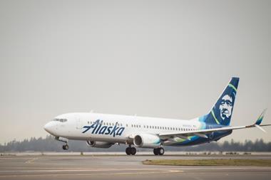 737-800 Alaska Airlines passenger aircraft Photo Alaska Airlines