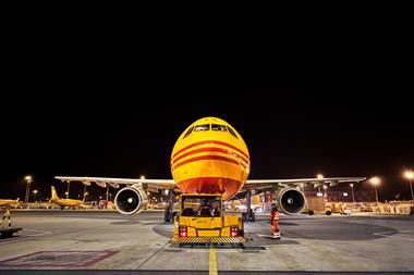 DHL freighter
