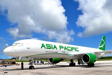 Asia Pacific Airlines. Photo Asia Pacific Airlines