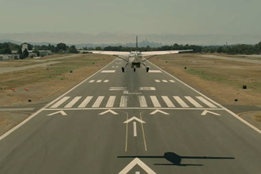 Xwing Cessna conducting an autonomous landing