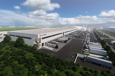 Leipzig/Halle Airport cargo facility rendering
