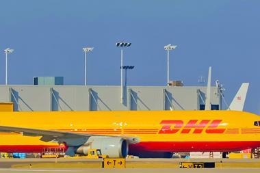 DHL plane at CVG. Photo: RDNichols/ Shutterstock