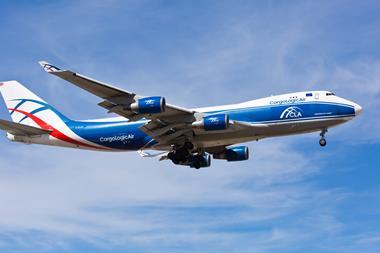 Chicago,,Usa,-,March,27,,2018:,Boeing,747-400f,Of,Cargologicair