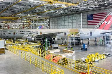 Mammoth 777-300 freighter conversion