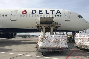 Delta flies baby formula Photo Delta Cargo