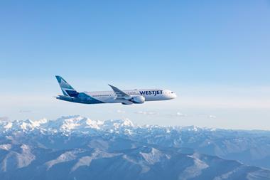 WestJet aircraft