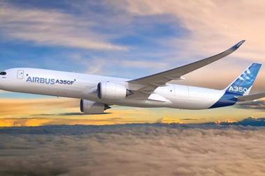 Airbus A350F rendering