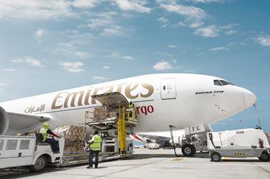 Emirates SkyCargo freighter