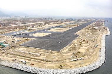 Hong Kong International third runway under construction. Source: HKIA