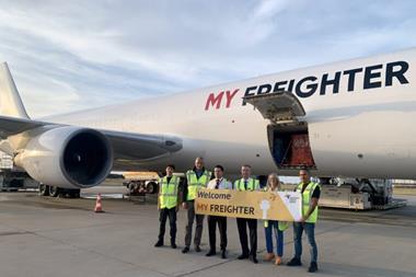 My Freighter's first flight to Maastricht Aachen Airport