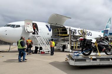 Source WestJet Cargo Capture