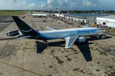 Amazon Air Cargo Boeing 767 in the Dominican Republic