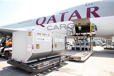 Safran Cabin ULD. Source: Qatar Cargo